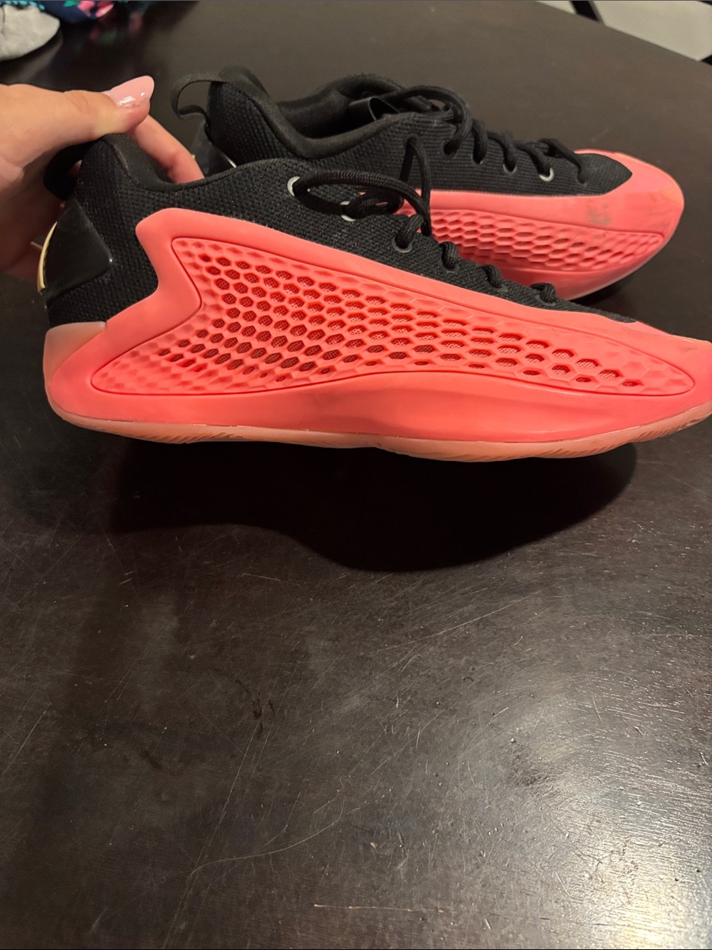 Kids/Mens Size 7 Basketball Shoe, AE 1 Low Mural. No Box - Picture 5 of 9